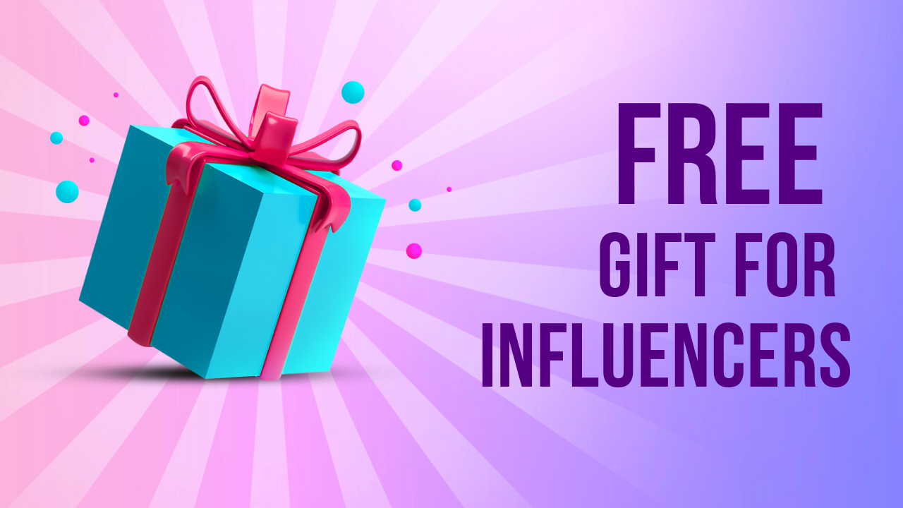 free gift for influencer