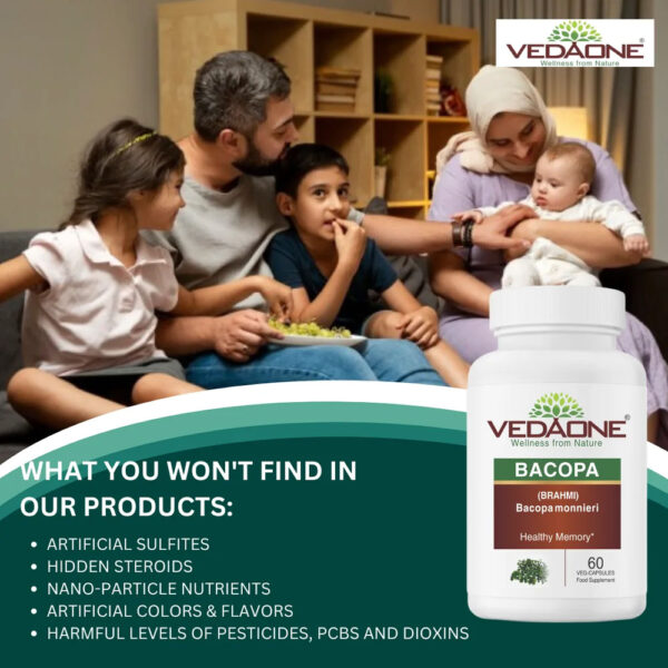 VedaOne Bacopa Veg 450mg - Image 5