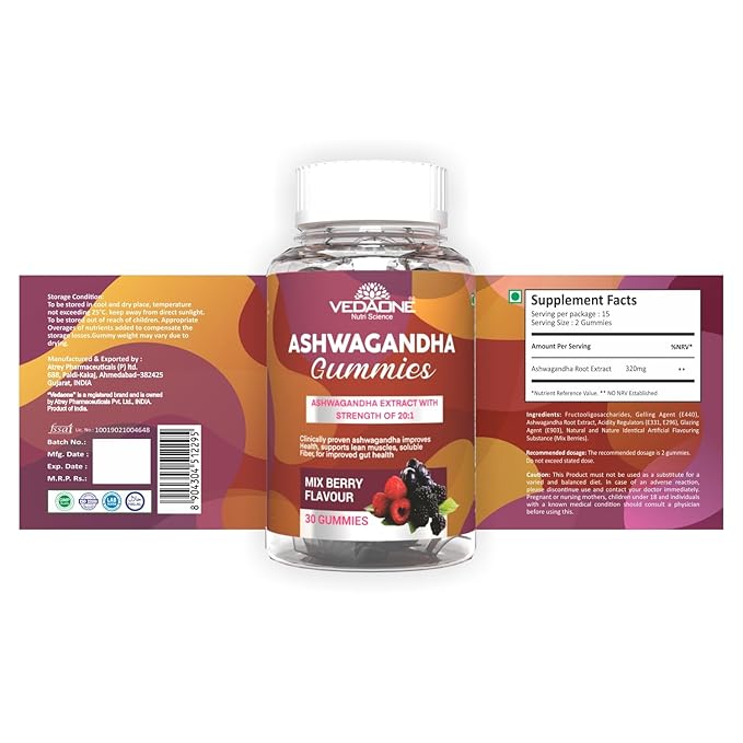Ashwagandha Gummies (30 gummies) - Image 3