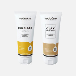 Clay Face Mask + Sun Block Spf50 Pa+++