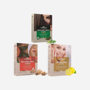 Multani Mitti Powder+ Lemon Peel Powder + Neem Hair Powder 3 pack combo
