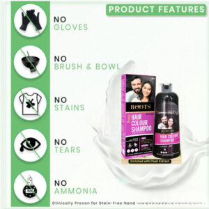 Roots Hair Colour Shampoo – 180ml