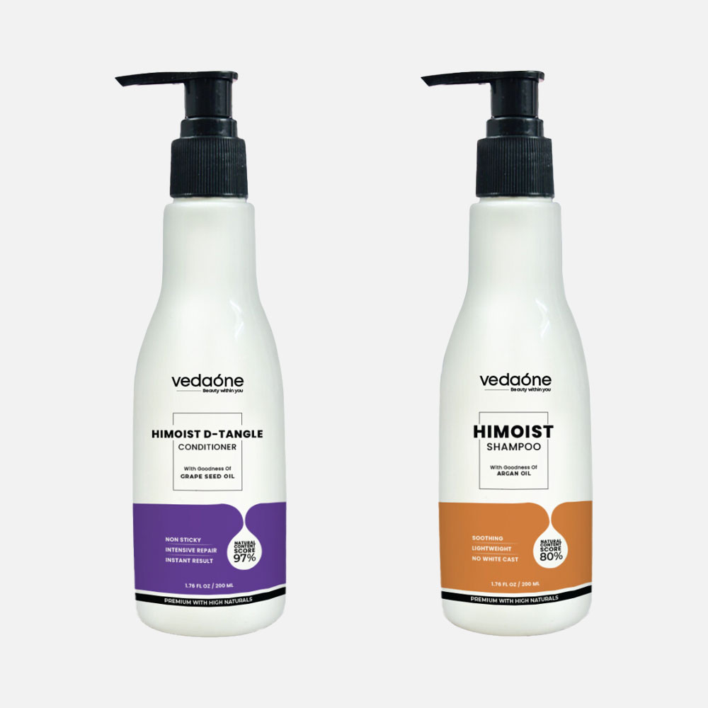 Himoist Shampoo + Himoist D-tangle Conditioner