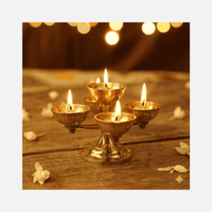 DMI’s 5-Faced Brass Panchadeep / Panchdeep