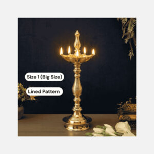 DMI 7 Faced Kalas/Kalash Samai Lined Pattern Stand (18 Inches) – Size No.1