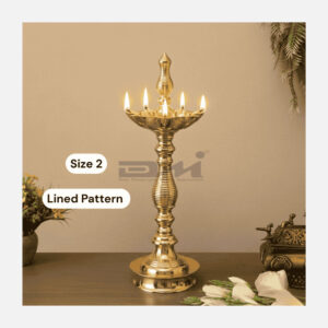 DMI 7 Faced Kalas/Kalash Samai Lined Pattern Stand (16 Inches) – Size No.2