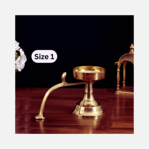 DMI Traditional Brass Dhuparti / Dhoop Aarti (3.5 Inches, 350gm) Size No.1