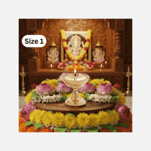 DMI Brass Kuber Diya / Kuber Deep (400gm Weight) Size No.1
