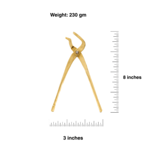 DMI Brass Vessel Sanchi / Popat Sanch (Chimta / Pakkad)