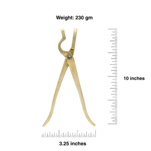 DMI Brass Cooker Sanchi (Chimta / Pakkad)