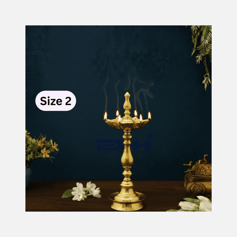 DMI 7 Faced Kalas/Kalash Samai (16 Inches) Plain Pattern Stand – Size No.2