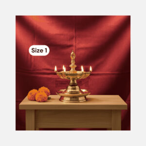 DMI’s Brass Goa Lamandeep (Weight: 2 kg) – Size No.1