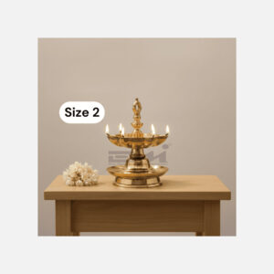 DMI’s Brass Goa Lamandeep (Weight: 1.5 kg) – Size No.2