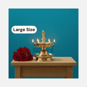 DMI’s Brass Goa Lamandeep (Weight: 2.5 kg) Large Size