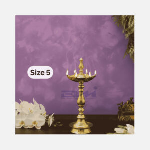 DMI 7 Faced Kalas/Kalash Samai (10 Inches) Plain Pattern Stand – Size No.5