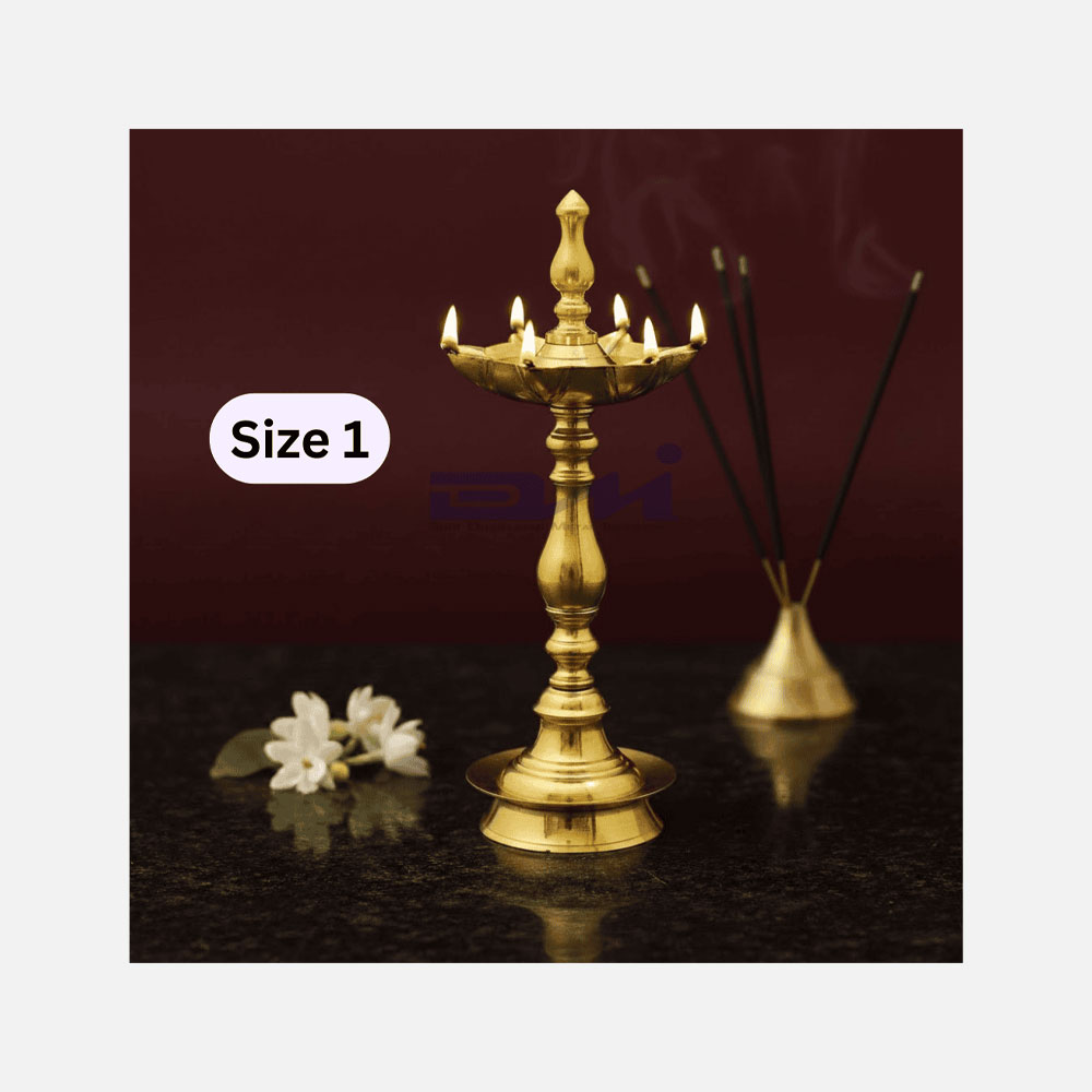 DMI 7 Faced Kalas/Kalash Samai (18 Inches) Plain Pattern Stand – Size No.1